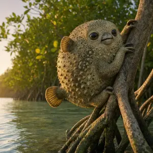 Pufferfish + Sloth