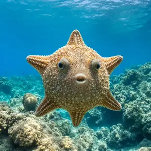 Pufferfish + Starfish