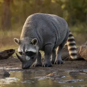 Raccoon + Rhinoceros