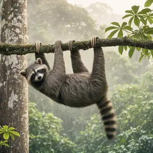 Raccoon + Sloth