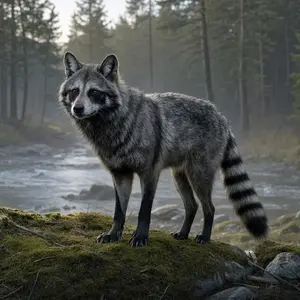 Raccoon + Wolf