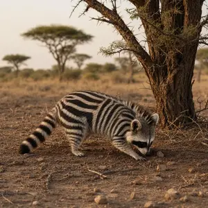Raccoon + Zebra