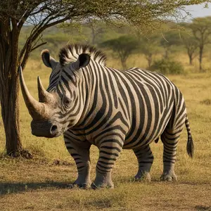 Rhinoceros + Zebra