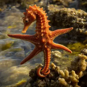 Seahorse + Starfish