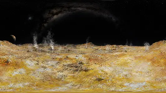 Volcanic Vistas Of Io