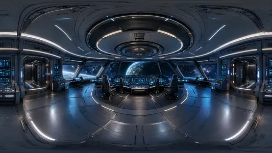 Extraterrestrial Command Bridge
