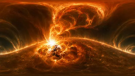 An X-Class Solar Flare