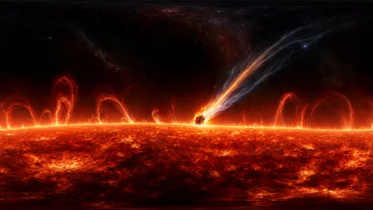 A Sungrazing Comet at Perihelion