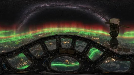 Aurora Borealis from the ISS
