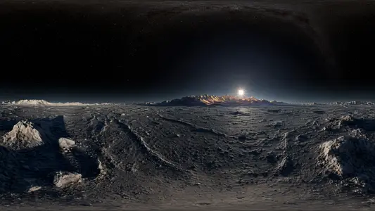 Mare Imbrium at Lunar Sunrise