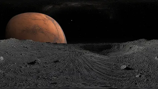 Phobos Surface View