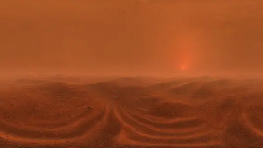 A Global Dust Storm on Mars