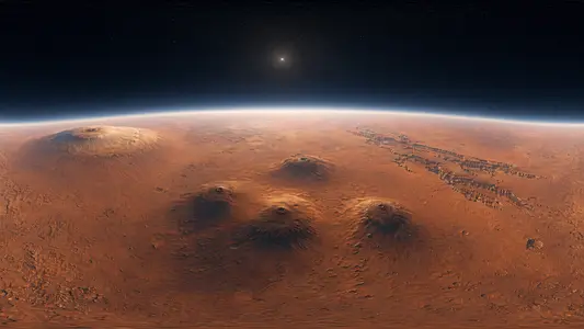 The Tharsis Bulge from Orbit