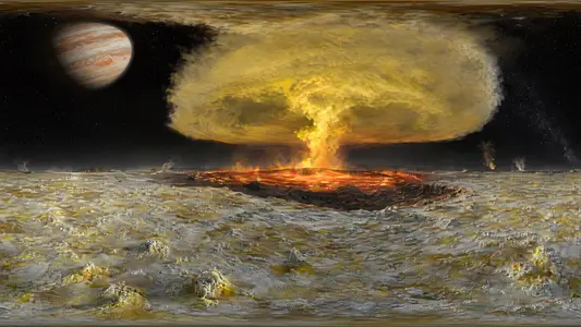 Io's Volcanic Plains
