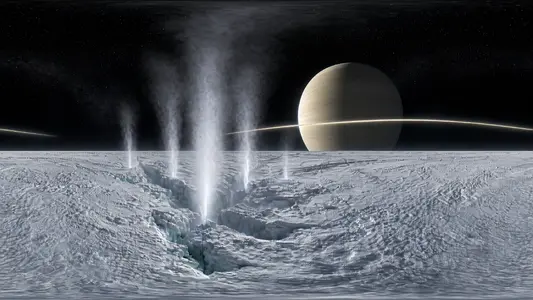 Enceladus Geyser Field