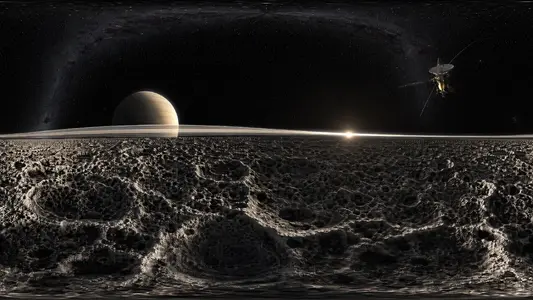 Hyperion's Sponge Surface