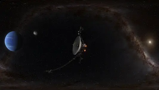 Voyager 2 Departing Neptune