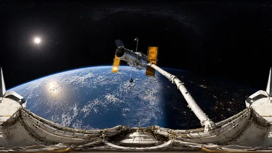 Hubble Above the Earth