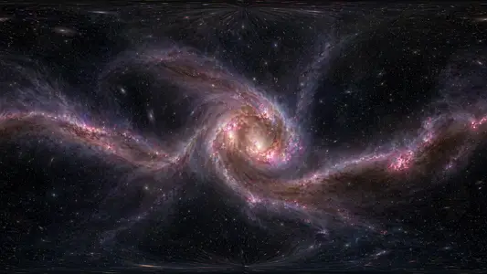 The Antennae Galaxies Colliding