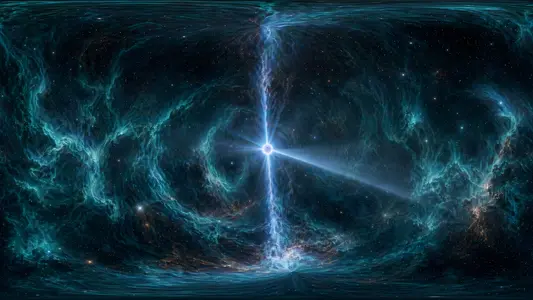 A Pulsar's Lighthouse Beam