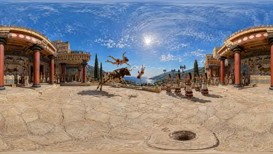 Bull-Leaping at Knossos
