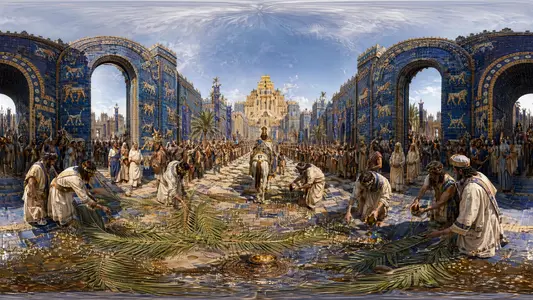 Cyrus Enters Babylon
