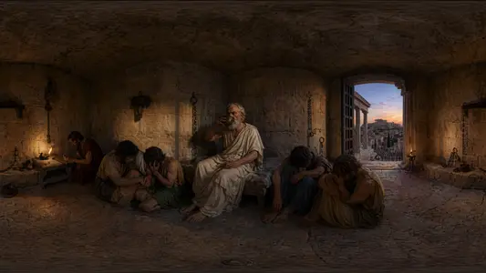 Socrates Drinks the Hemlock