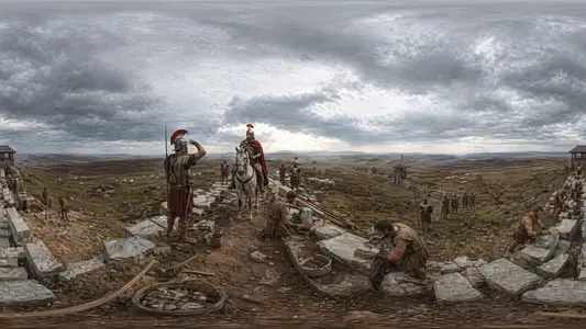 Hadrian Inspects His Wall