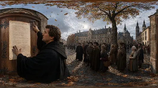 Luther Posts the 95 Theses
