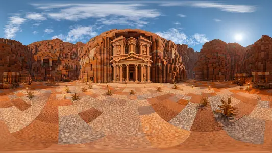 Minecraft Petra Treasury