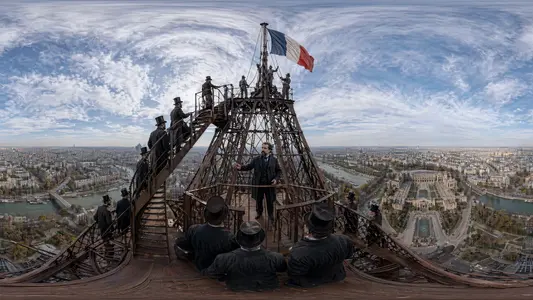 Eiffel Tower Inaugurated