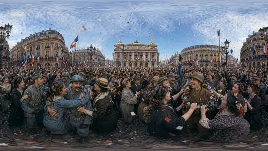 Armistice Day in Paris