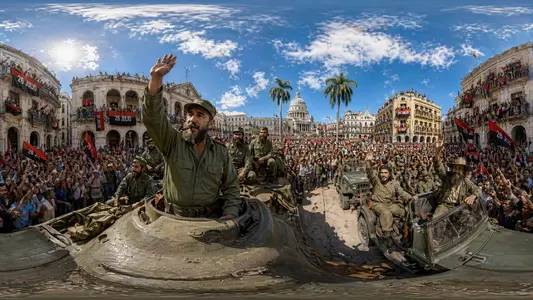 Castro Enters Havana