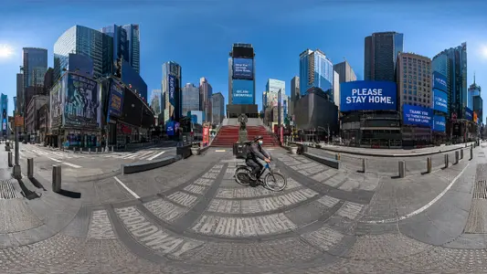 COVID Empties Times Square