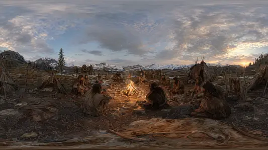 Paleolithic Hearth Gathering