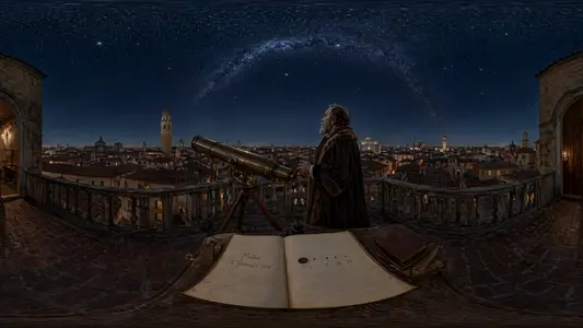 Galileo Spots Jupiter's Moons
