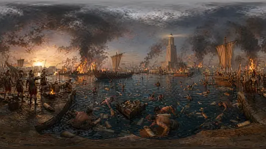 Burning of the Library at Alexandria