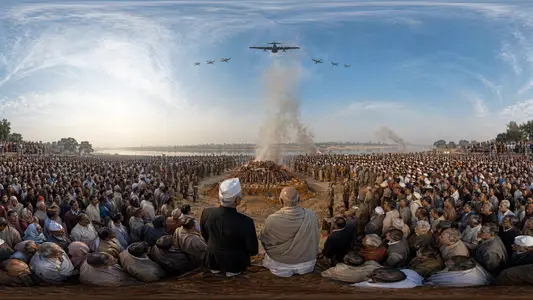 Mahatma Gandhi's Funeral
