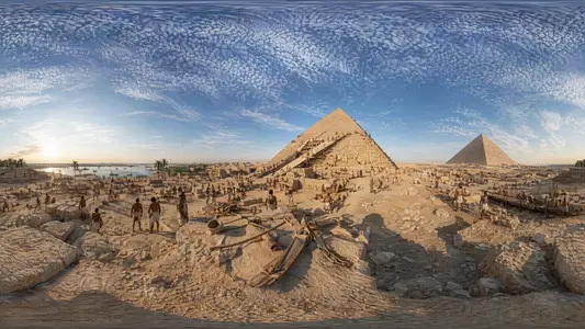 Giza Plateau 2600 BCE