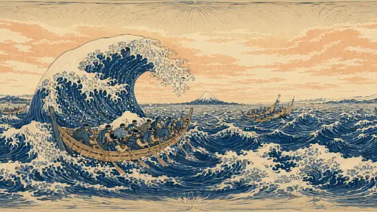 Inside a Hokusai Wave