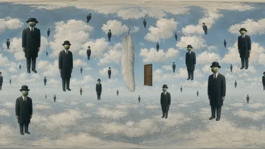 Inside a Magritte Sky