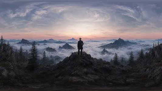 Inside a Friedrich Mountain Vista