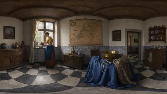 Inside a Vermeer Dutch Interior