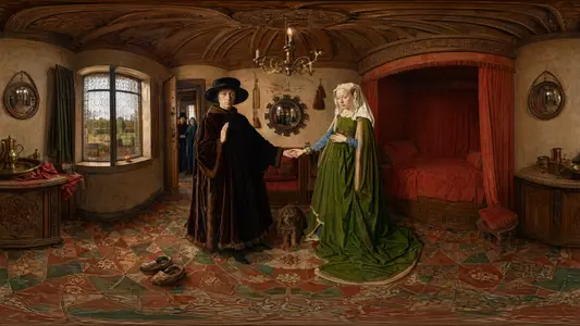 Inside a Van Eyck Oil Panel