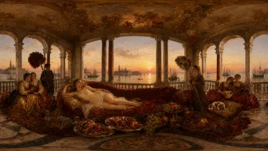 Inside a Titian Venetian Court