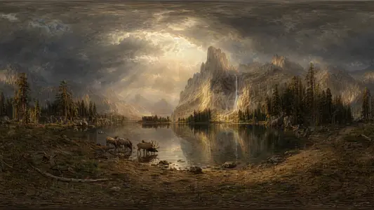 Inside a Bierstadt Yosemite