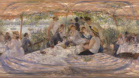 Inside a Renoir Garden Lunch