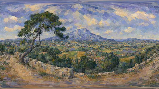 Inside a Cezanne Mont Sainte-Victoire