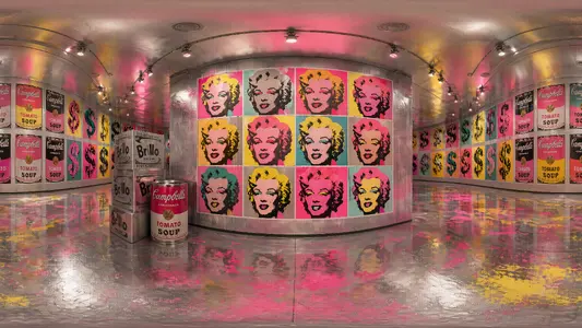 Inside a Warhol Silkscreen Wall