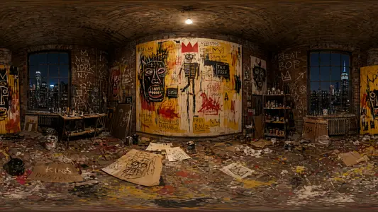 Inside a Basquiat Studio